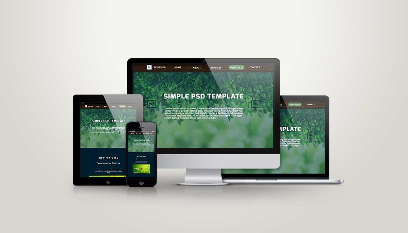 Responsive-Web UI Template Design